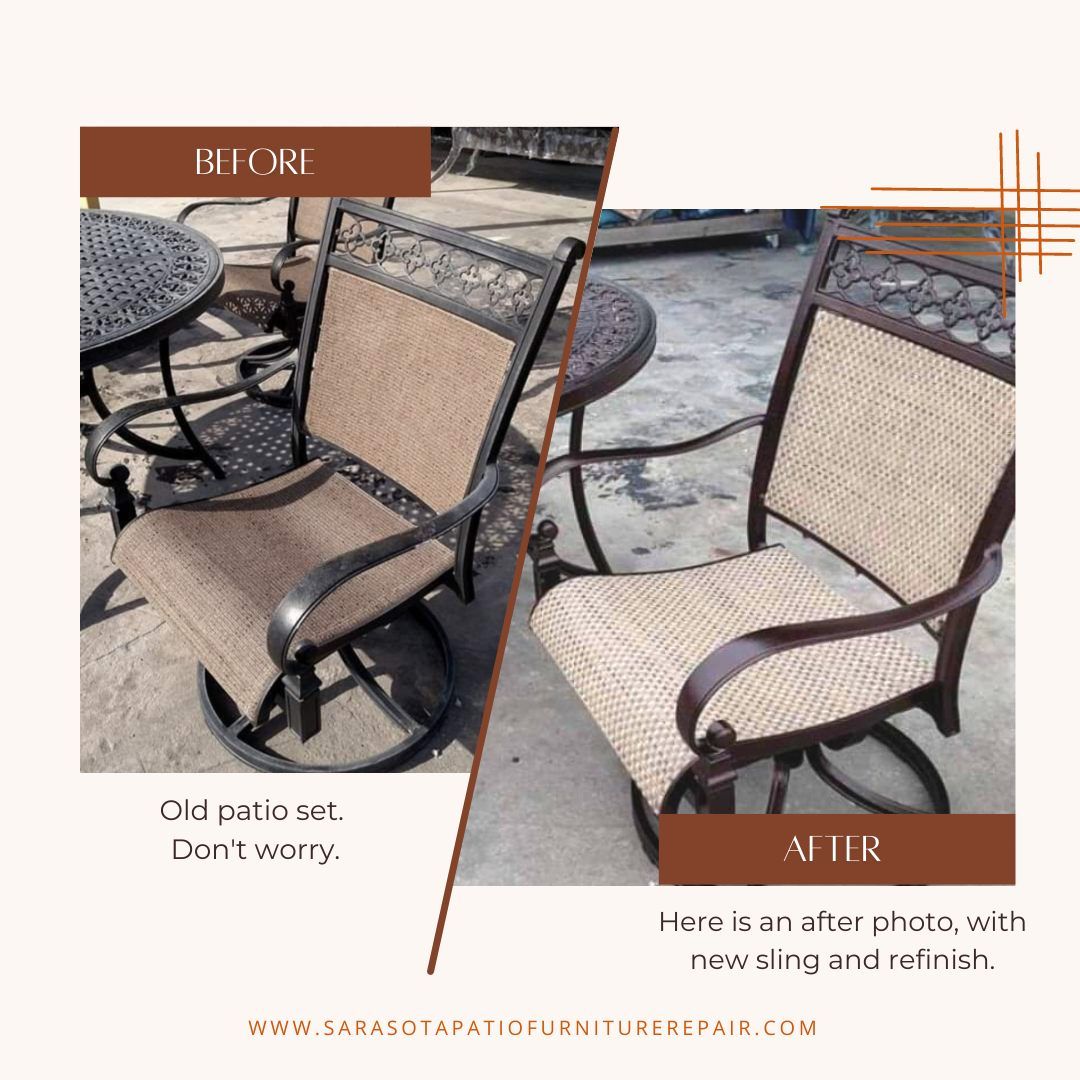 Outdoor Furniture Refinishing and Repair Bradenton, FL