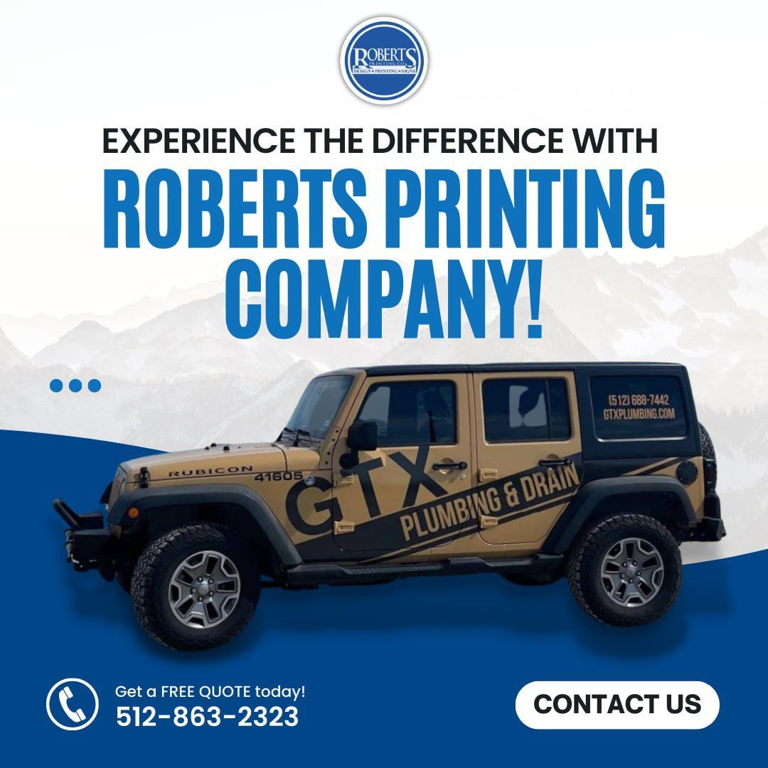 Roberts Printing Company Photo Gallery TX