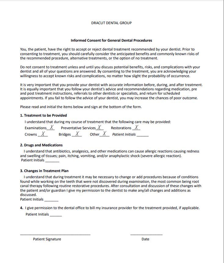 Patient Forms | Dracut Dental Group