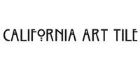 Black text reading “CALIFORNIA ART TILE” on a white background