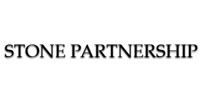 STONE PARTNERSHIP text in black on a white background
