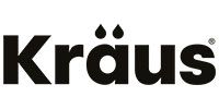 Kraus logo in black text with umlaut over the a on a white background