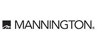 Mannington logo in black on a white background