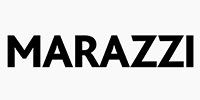 Black MARAZZI logo on a white background
