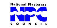 Logo of the National Plasterers Council: blue 