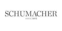 Schumacher logo with “since 1889” in black serif text on a white background
