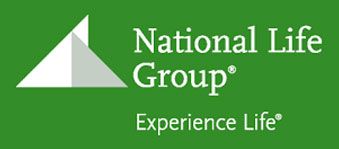 National Life Group logo with a white triangle on a green background. Text reads 