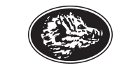 Oval logo: A black silhouette of a boar's head inside a black oval, on a white background.