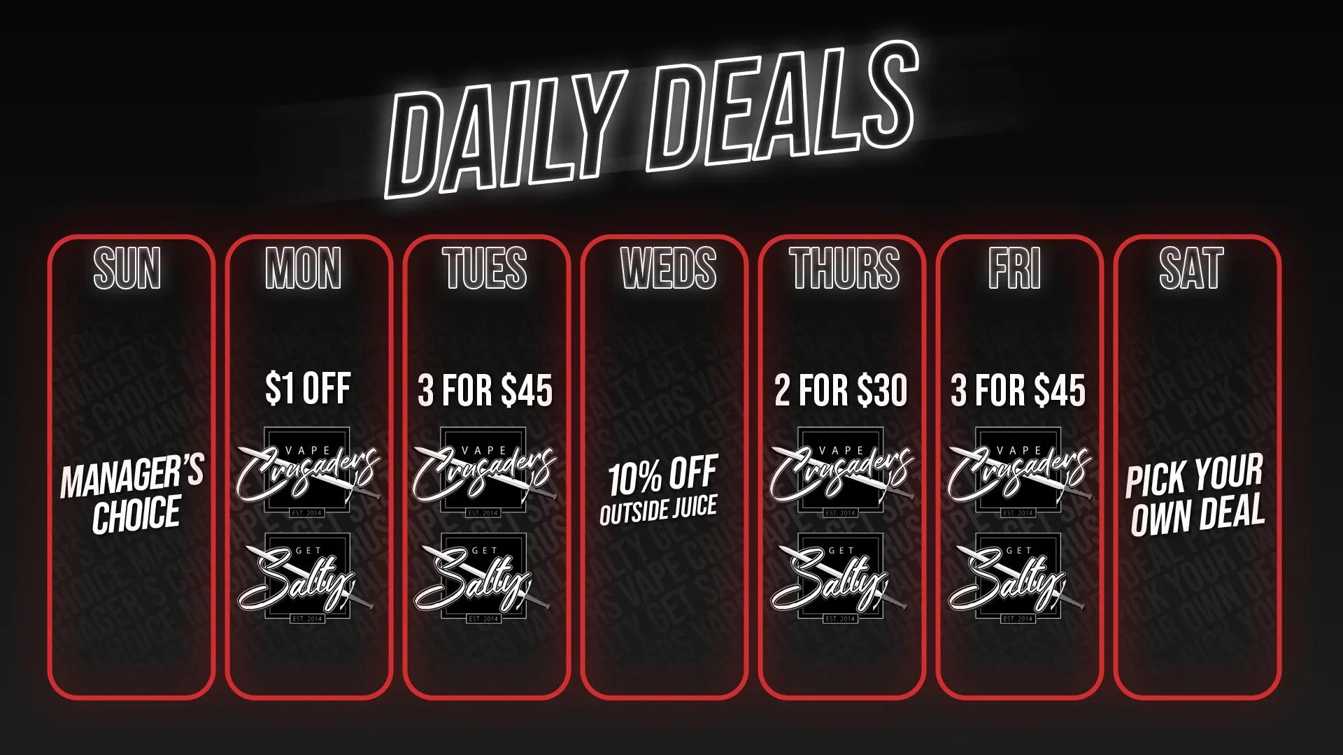 Smokeless Solutions by Vape Crusaders Specials Roseburg OR