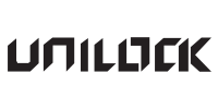 The black, stylized, geometric logo of Unilock on a white background.