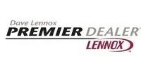 Dave Lennox Premier Dealer logo with Lennox name in red and black text