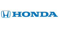 Honda logo in blue.