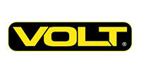 VOLT logo in yellow on a black rounded rectangle background