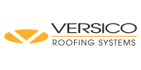 Versico Roofing Systems logo with orange emblem and black text on a white background