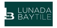 The Lunada Bay Tile logo featuring a stylized 