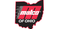 The Malco of Ohio logo features the word malco in white text over a large red M against a black map of Ohio.