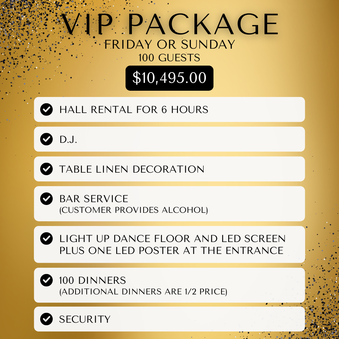 Event Venue | Diamonds Event Hall | Chula Vista, CA