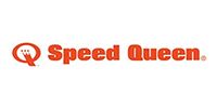 Speed Queen logo in orange with a stylized 