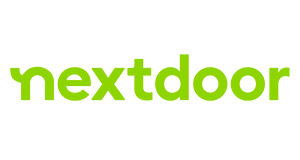 Green Nextdoor logo on a white background