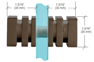 A drawing of a screw with measurements on it
