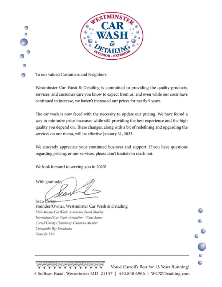 Car Wash Westminster Car Wash & Detailing Westminster MD