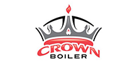 Logo for Crown Boiler: crown illustration with the word 