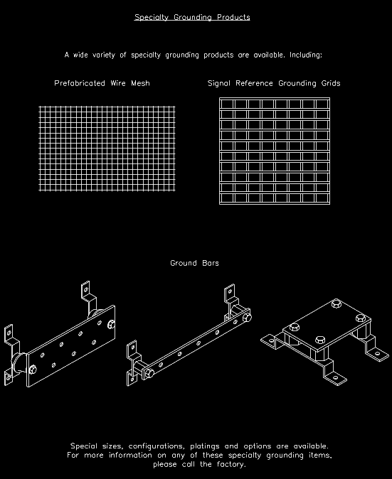A black and white drawing of a wire fence and a metal bracket.