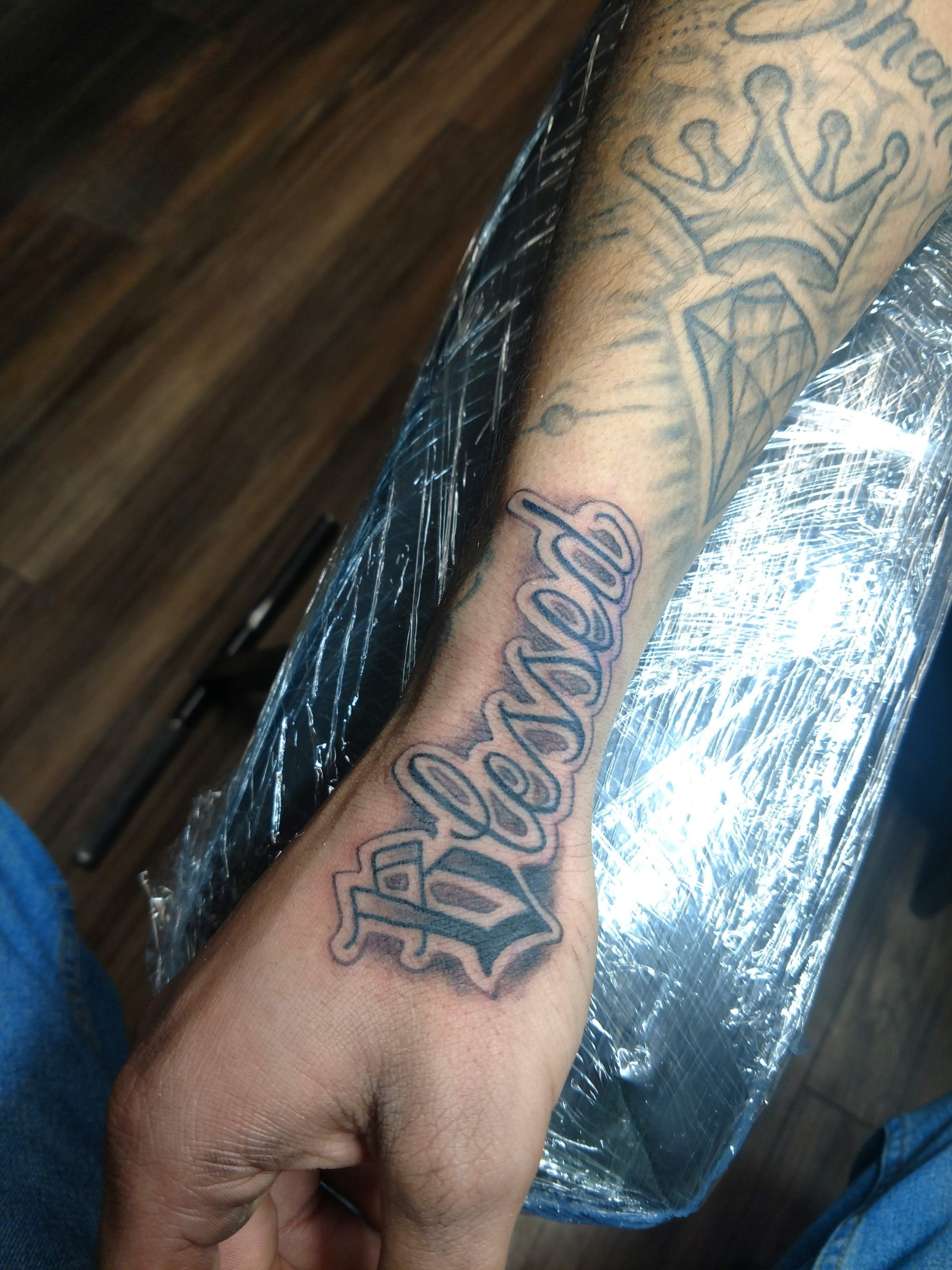 Branded Man Tattoo Tattoos by Isaac Grand Forks, ND