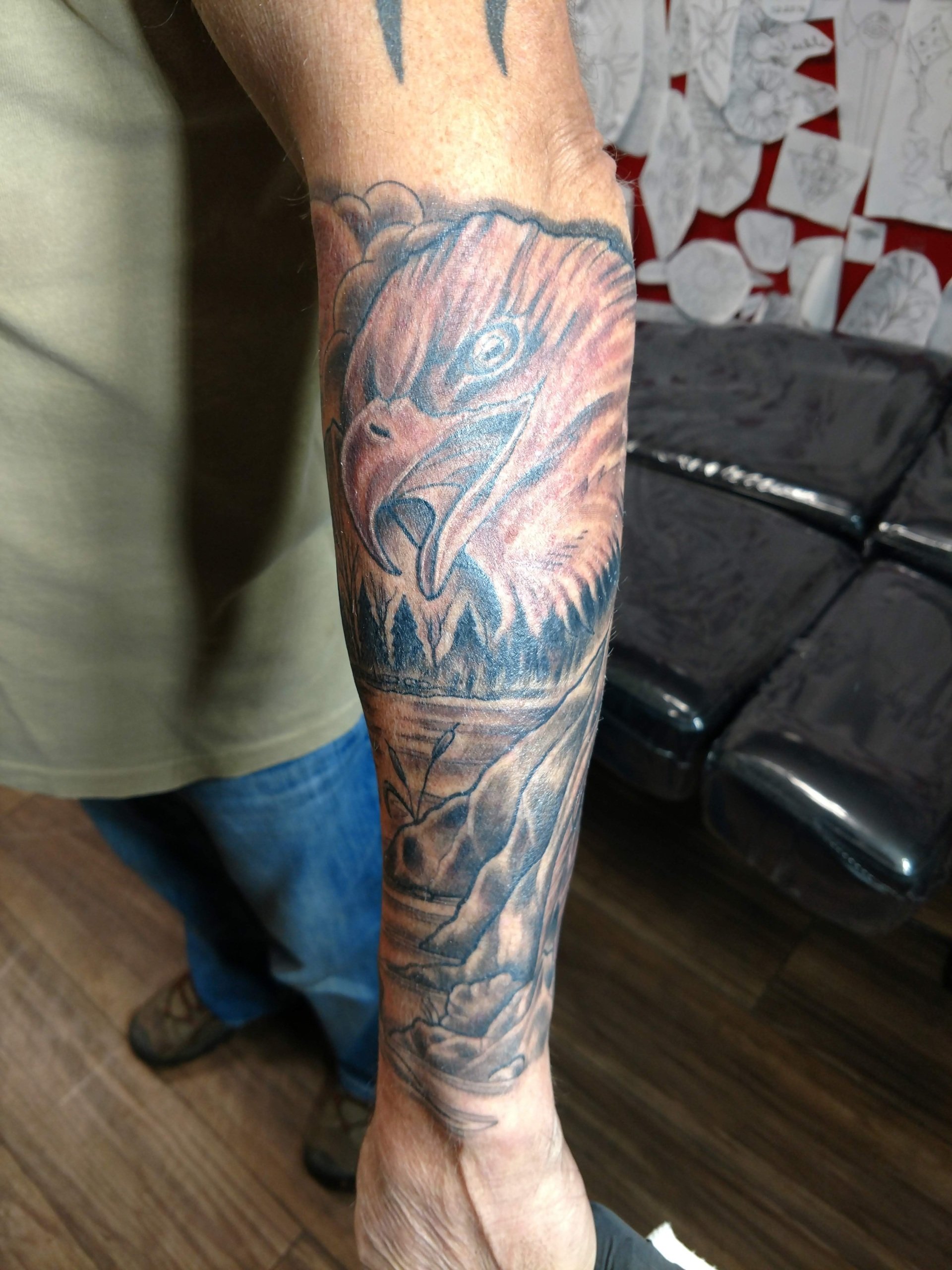 Branded Man Tattoo Tattoos by Isaac Grand Forks, ND