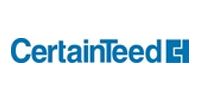 CertainTeed logo in blue text on white background