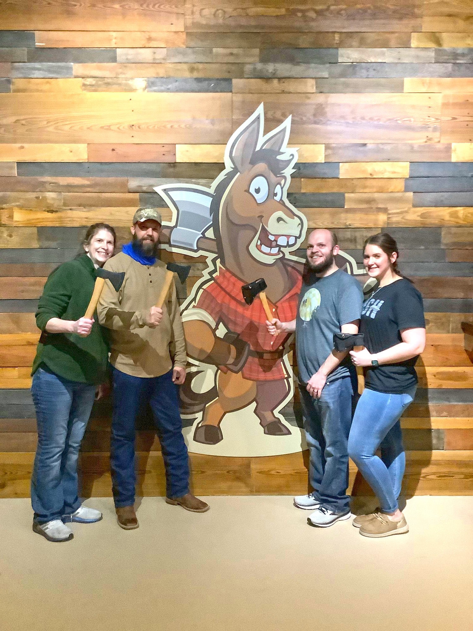 Axe Throwing Denison, TX Denton, TX The Horse's Axe