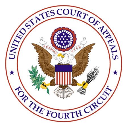Seal of the United States Court of Appeals for the Fourth Circuit with eagle and shield