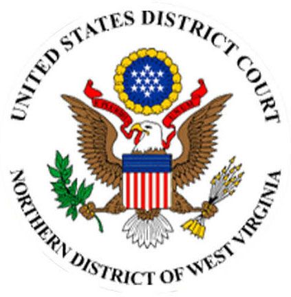 Seal of the U.S. District Court, Northern District of West Virginia, with eagle and shield