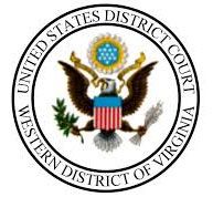 Seal of the U.S. District Court, Western District of Virginia, with eagle and shield