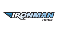 The ironman tires logo is on a white background.
