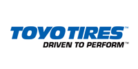 The logo for toyo tires is driven to perform.