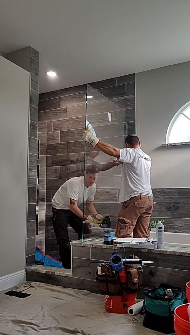 Custom Shower Doors Shower Glass Installation Pinellas County, FL