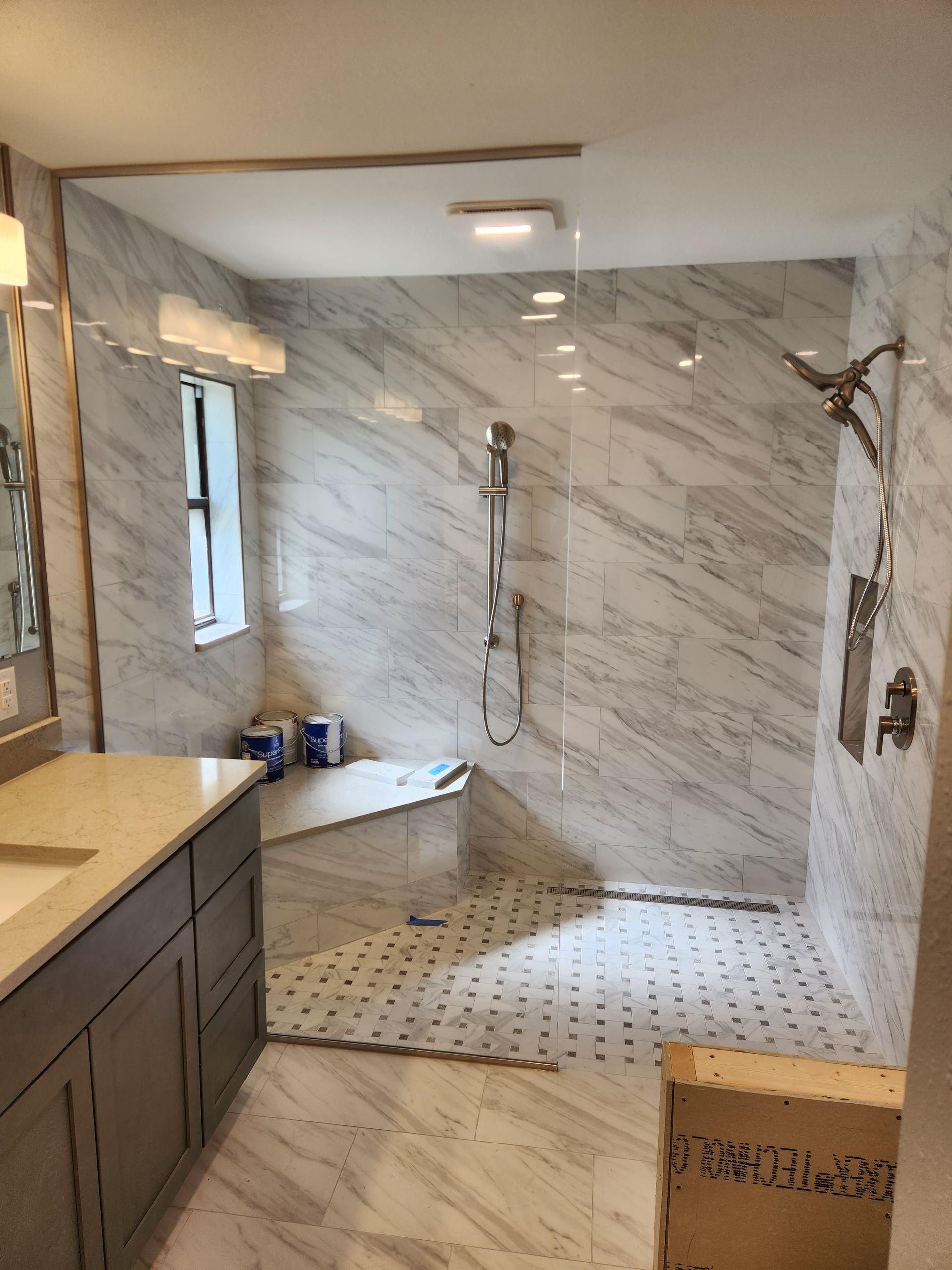 Shower Splash Guards Gallery Clear Custom Glass