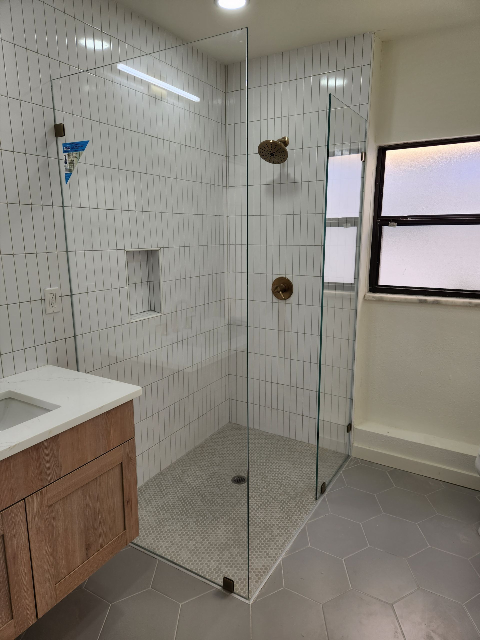 Shower Splash Guards Gallery Clear Custom Glass