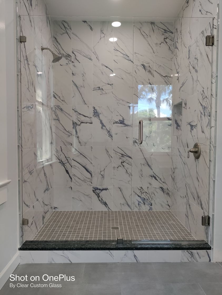 Shower Enclosures Gallery Clear Custom Glass