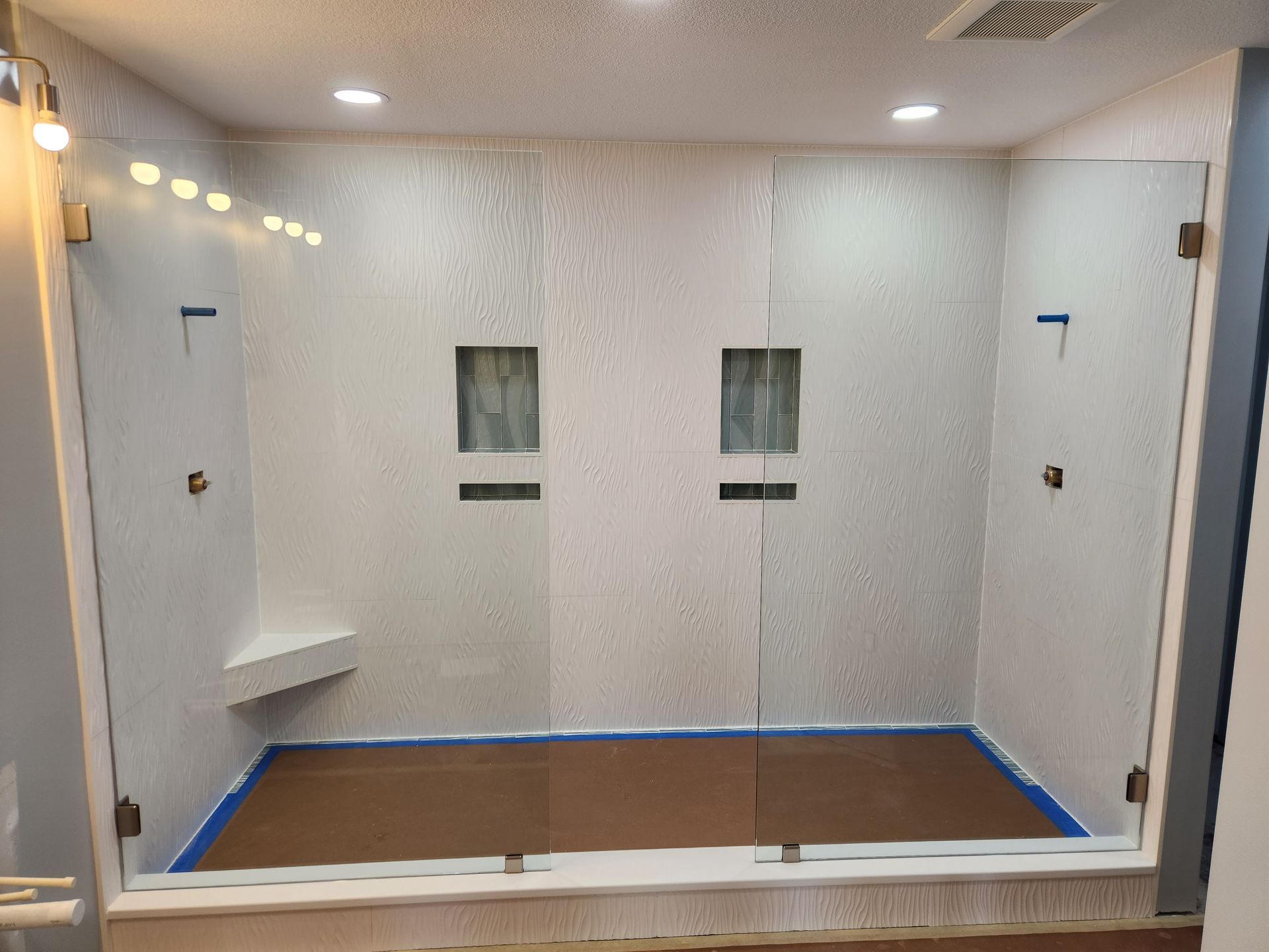 Shower Splash Guards Gallery Clear Custom Glass