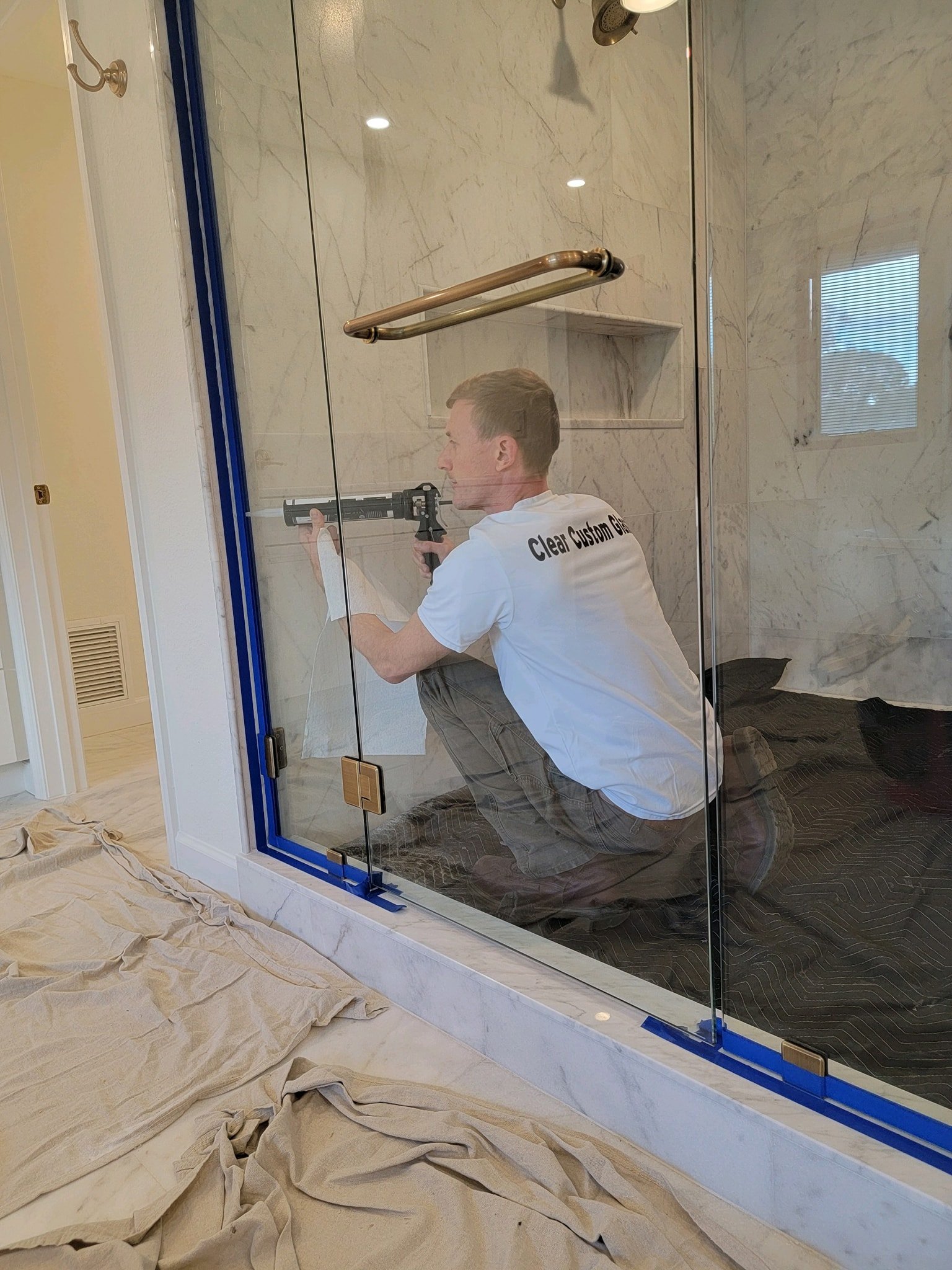 Custom Shower Doors Shower Glass Installation Pinellas County, FL