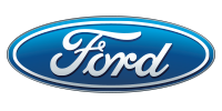 Ford logo in blue oval with white script text