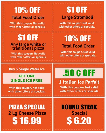 Joe's Pizza Plaza Coupons | York, PA