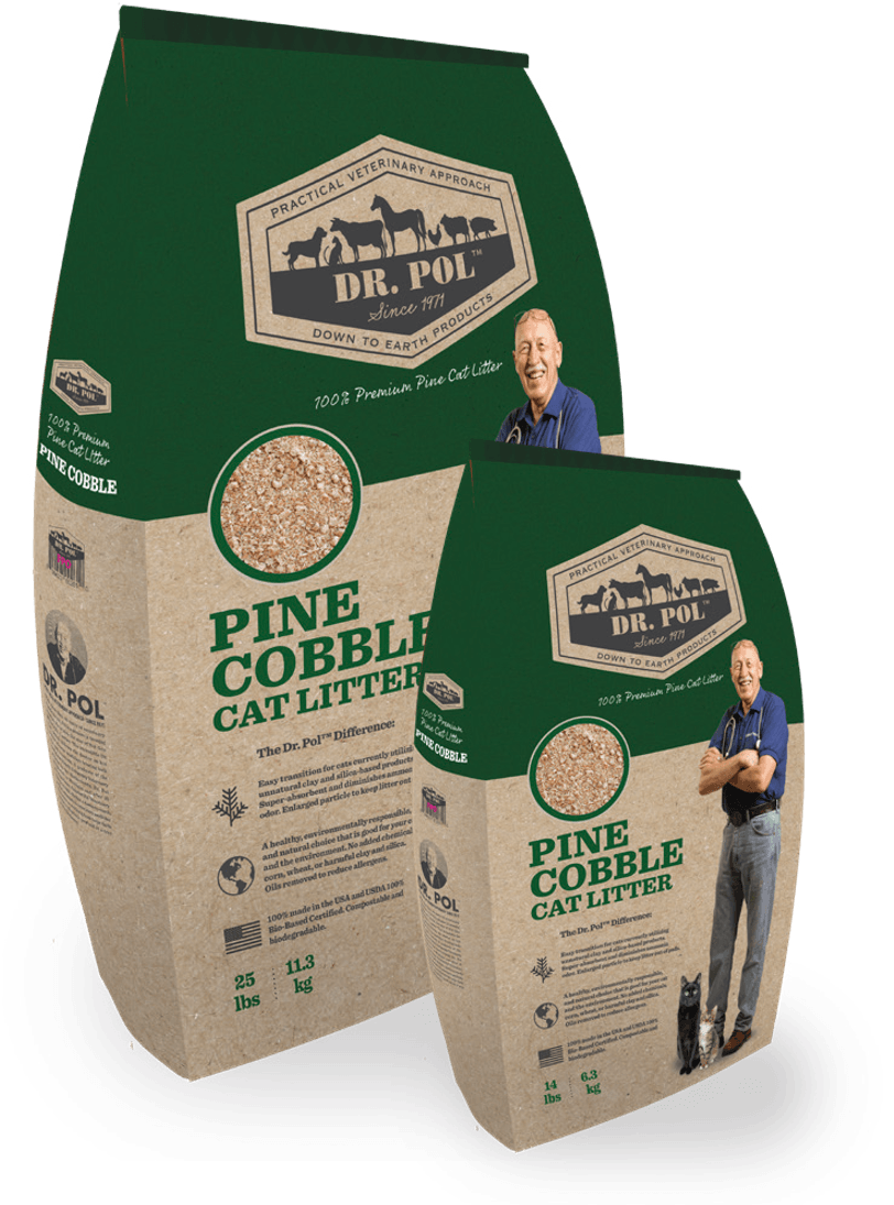 Dr Pol's Pine Pellet & Pine Cobble Cat Litter