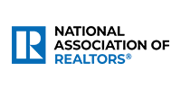 Logo of the National Association of Realtors. Blue and white