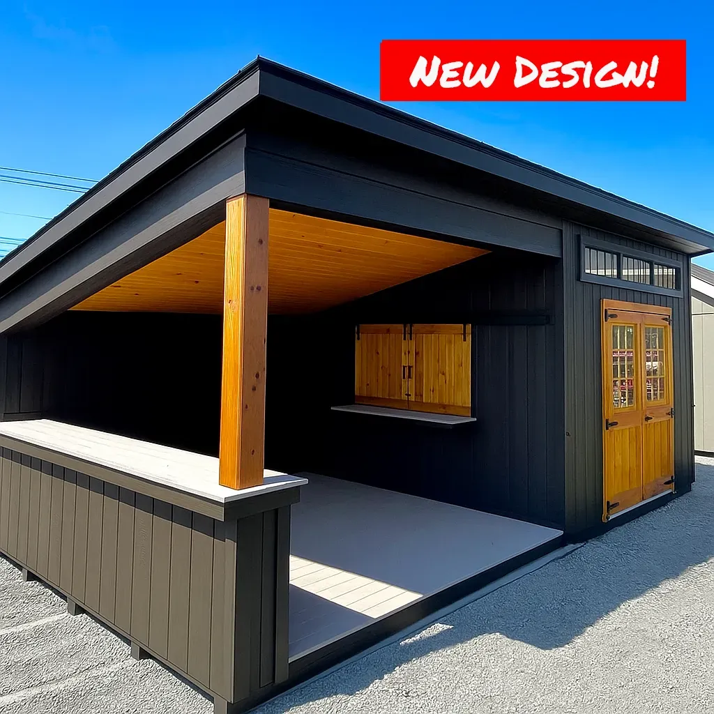 12' x 24' Lean-To Pool House