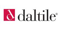 Daltile logo with red square icon and black wordmark on white background
