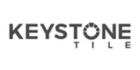 Keystone Tile logo in black and gray text on a white background