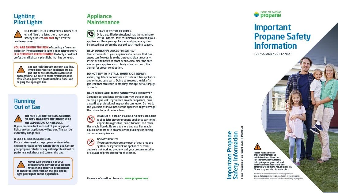 Propane Safety Information Phelan, CA